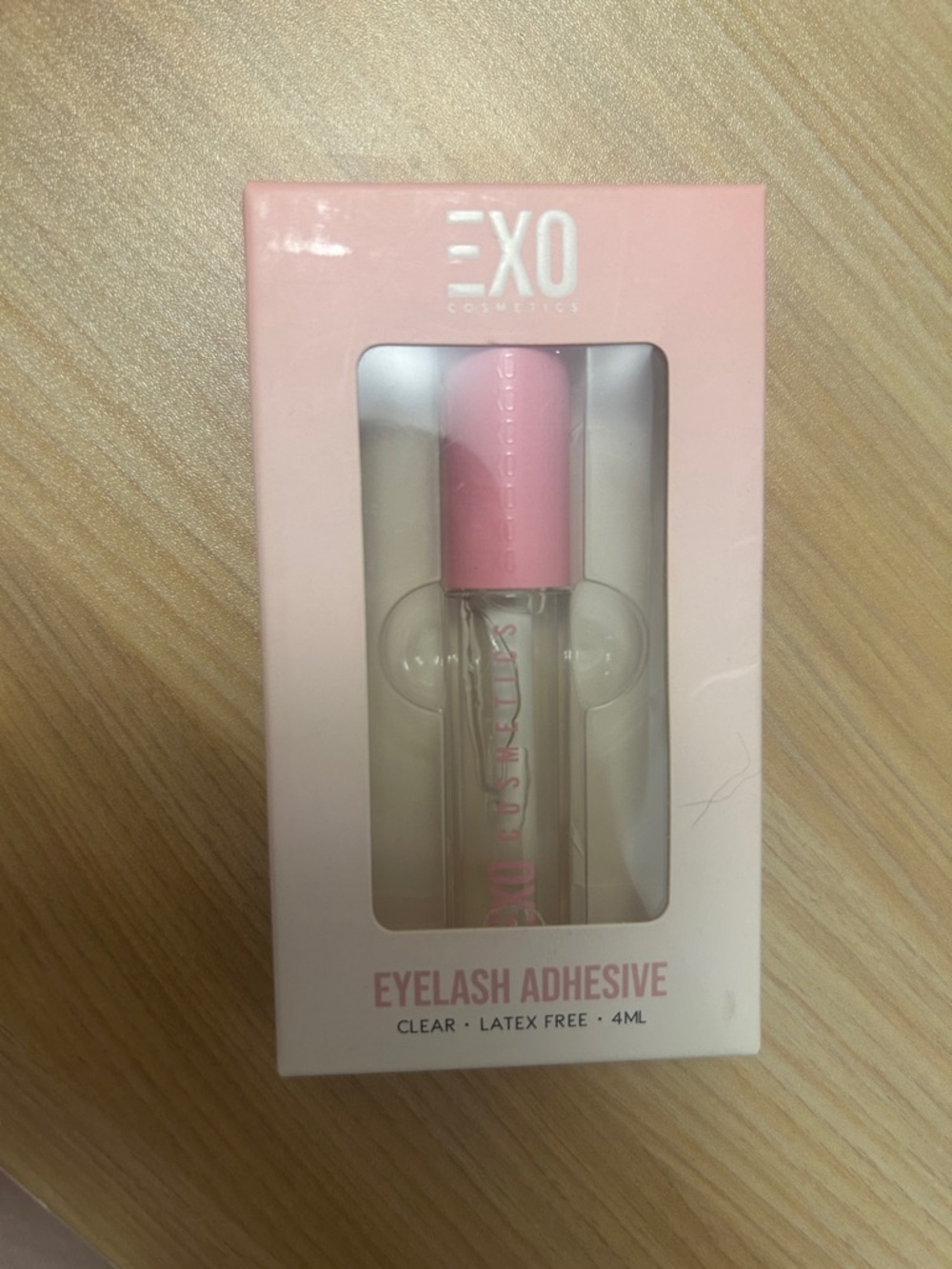 Pink Clear Eyelash Adhesive - Latex Free